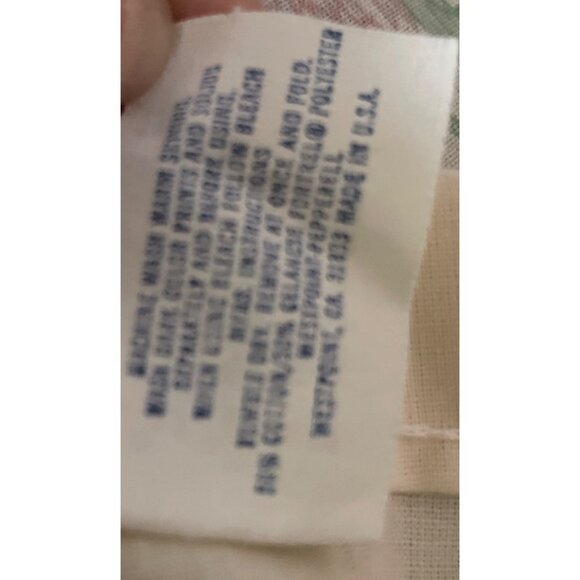 Lady Pepperell Grandeur Queen Flat Sheet Floral Pattern - Picture 7 of 8